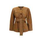 Brown Lamb Leather Leather Jacket