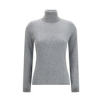 Gray Cashmere Turtleneck