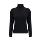 Blue Cashmere Turtleneck