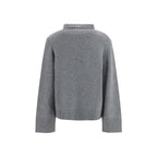 Gray Cashmere Turtleneck