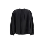 Black Cotton Pattern Shirt