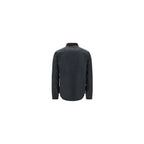 Black Cotton Full-Length Jacket