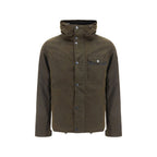Bicolor Cotton Full-Length Jacket