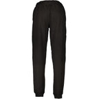 Black Cotton Men's Trousers