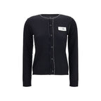 Black Wool Oves Aries Cardigan