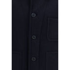Blue Wool Oves Aries Full-Length Jacket