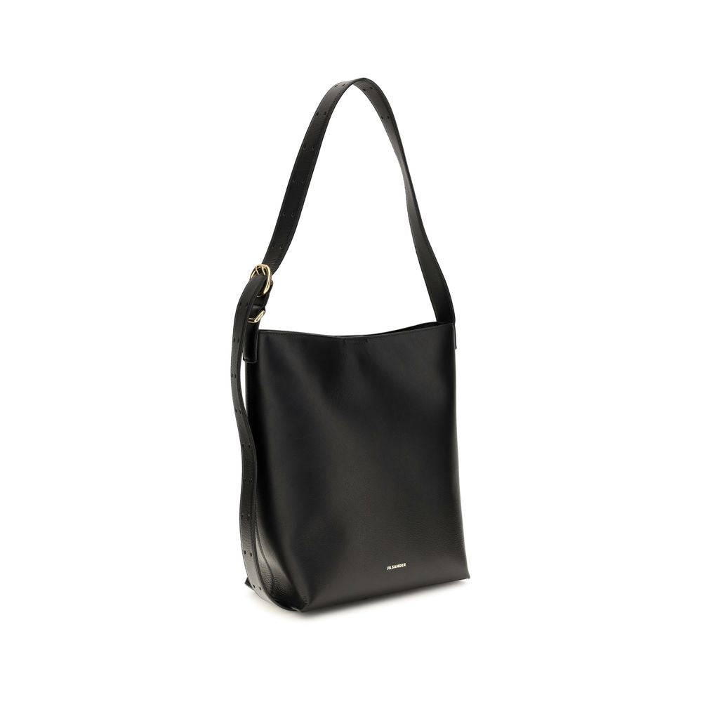 Black Calf Leather Bos Taurus Handbag