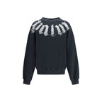 Black Cotton Sweatshirt