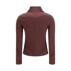 Bordeaux Polyester Sweatshirt