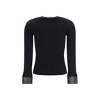 Black Viscose Cardigan