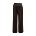 Brown Cotton Pants