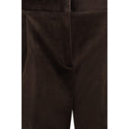 Brown Cotton Pants