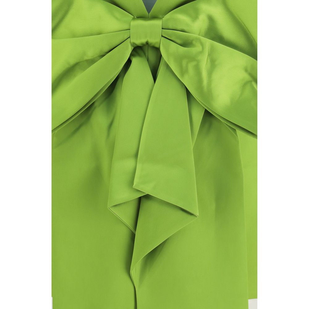 Bicolor Polyester Casual Dress
