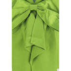 Bicolor Polyester Casual Dress
