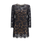 Black Polyamide Casual Dress