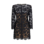 Black Polyamide Casual Dress
