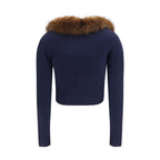 Blue Wool Oves Aries Cardigan