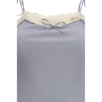 Blue Cashmere T-Shirt