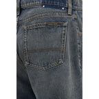 Blue Cotton Relaxed Fit Jeans