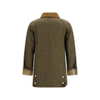 Bicolor Cotton Shell Jacket