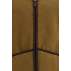 Brown Marabou Sleeveless Jacket