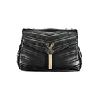 Nero Polyurethane Women's Bag with Chain Shoulder Strap