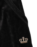 Dark Gray Mid Waist Tapered Cropped Trouser Pants