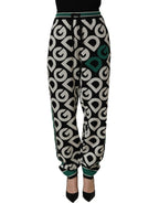 Black Wool Logo Jogger Sweatpants Pants