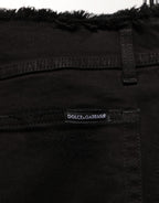 Black Cotton Skinny Denim Trouser Jeans