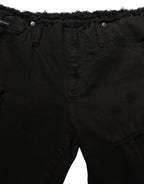Black Cotton Skinny Denim Trouser Jeans
