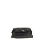 Black Goatskin Shoulder Bag