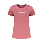 Pink Cotton Women's T-Shirt