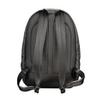 Black Polyester Men's Backpack