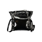 Black Polyurethane Women's Backpack