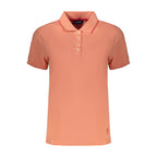 Pink Cotton Womens Polo