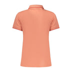 Pink Cotton Womens Polo
