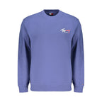 Blue Cotton Men's Sweatshirt