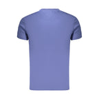Blue Cotton Men's T-Shirt