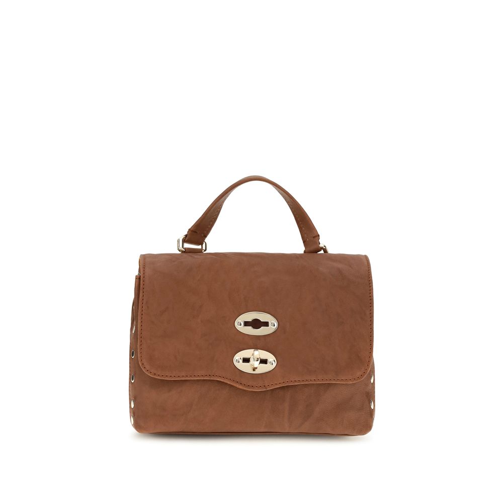 Brown Suede Leather Shoulder Bag