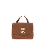 Brown Suede Leather Shoulder Bag