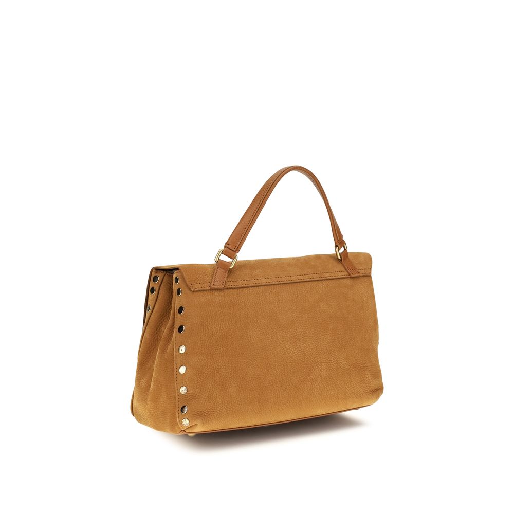 Beige Suede Leather Shoulder Bag