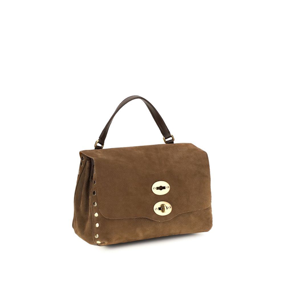 Brown Suede Leather Shoulder Bag