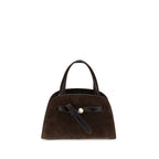 Brown Suede Leather Shoulder Bag
