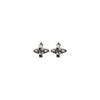 Silver Brass Earrings