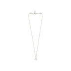 Gray Brass Necklace