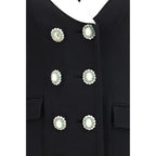 Black Wool Oves Aries Blazer