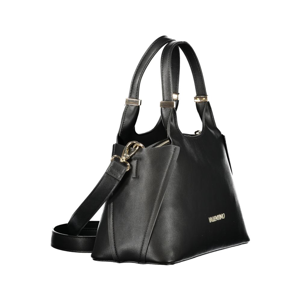 Black Polyurethane Women's Bag