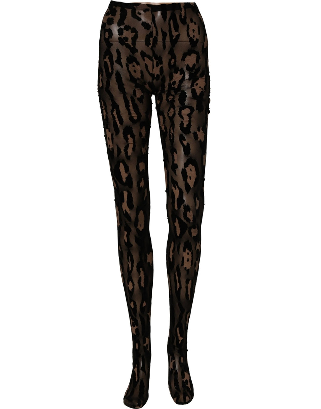 Black Leopard Nylon Tights Stocking Pantyhose Socks