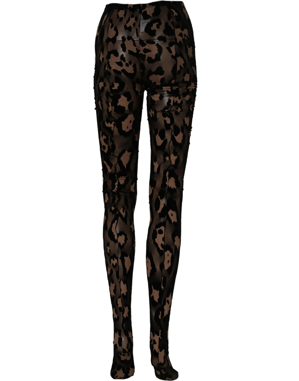 Black Leopard Nylon Tights Stocking Pantyhose Socks