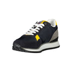 Blue Polyester Men's Sneaker